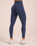 SOAKT Sculpt Legging Core in Storm Blue with high-rise waistband and subtle scrunch detailing